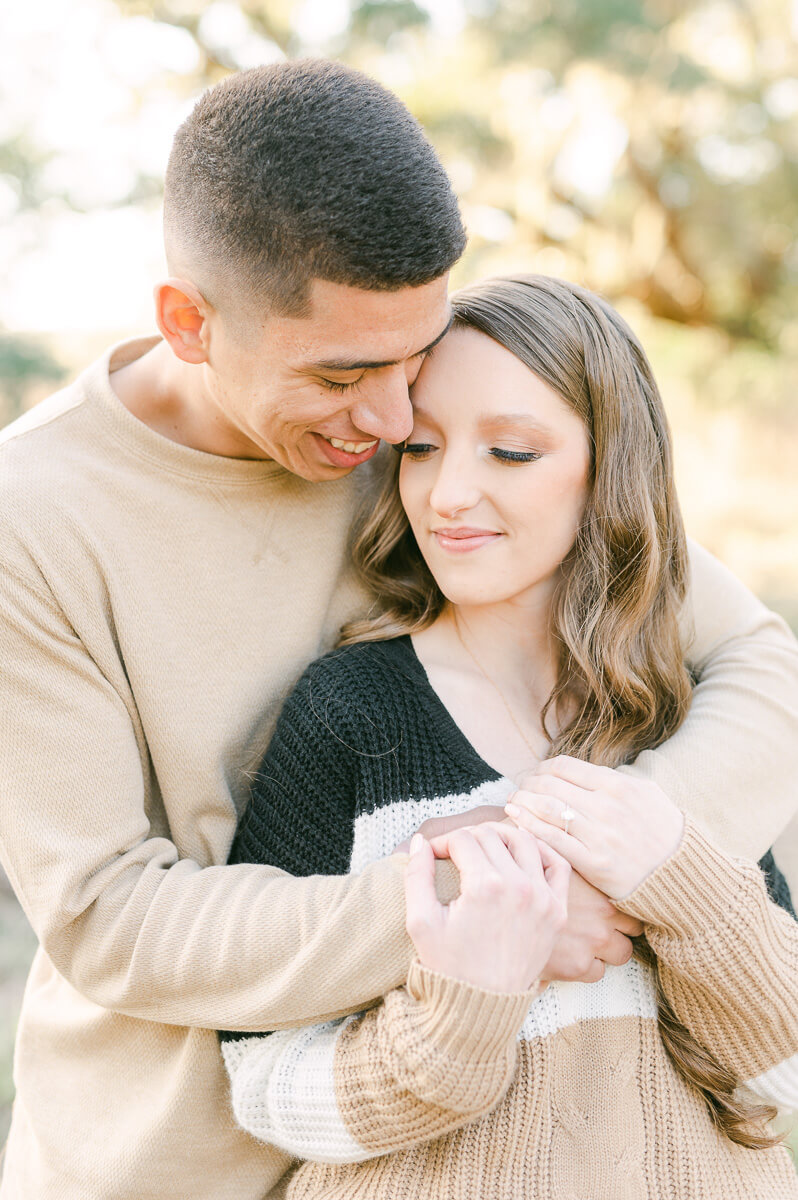 a couple at brazos bend state park