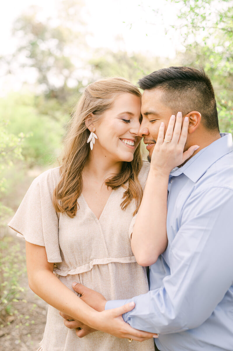 a couple at bull creek park in Austin