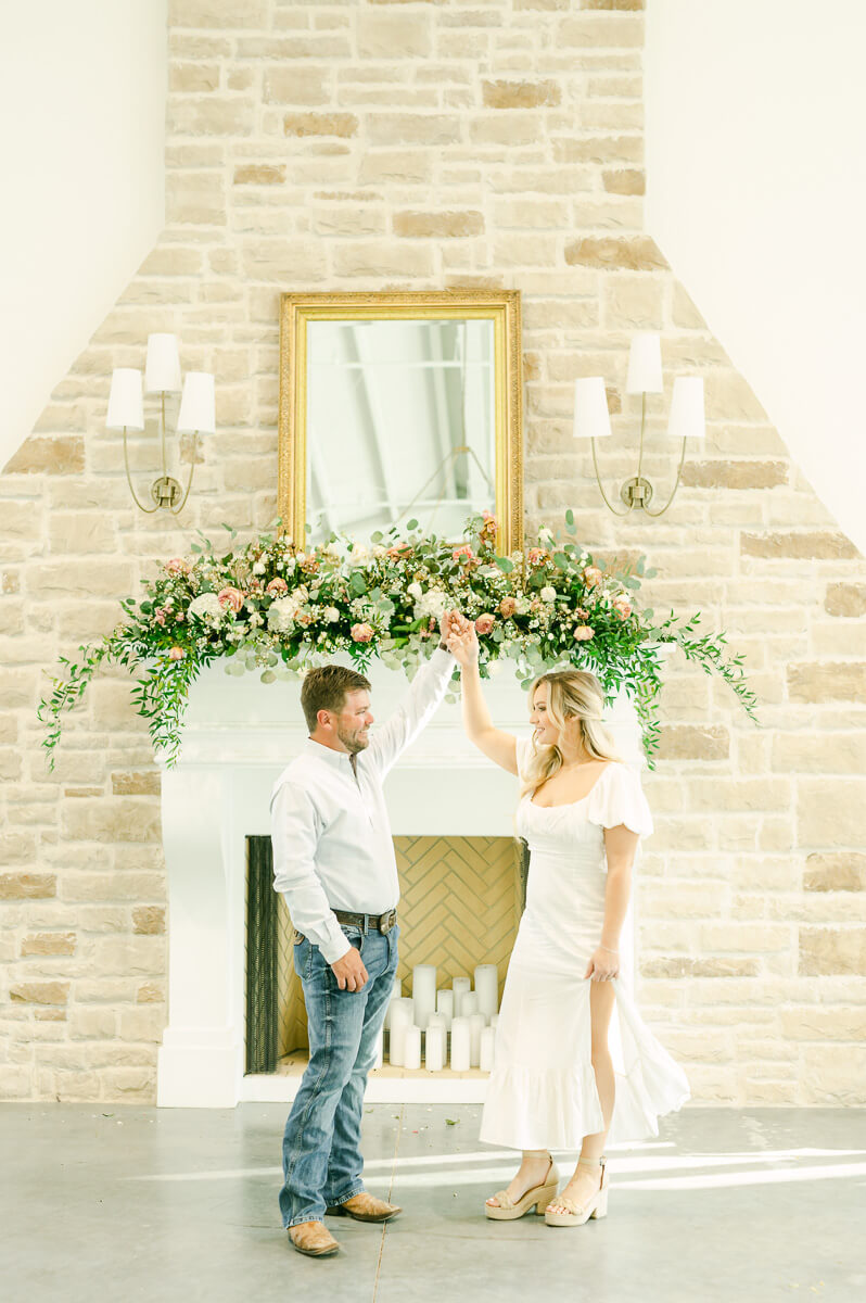 a couple at magnolia grove wedding venue