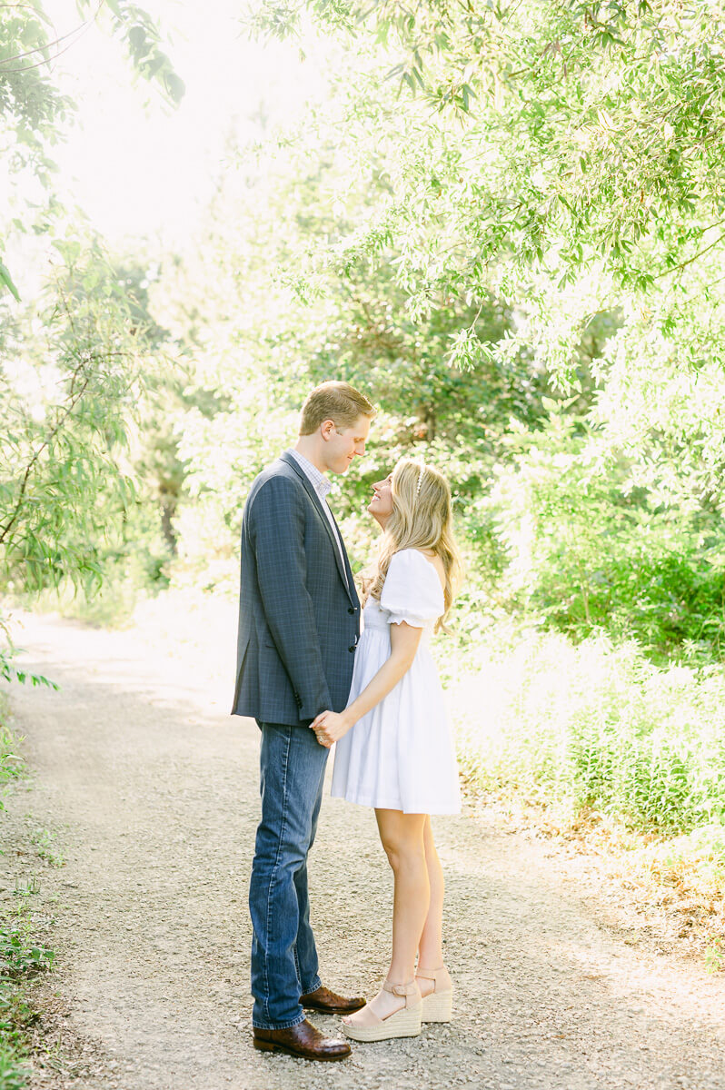 a couple at memorial park in houston