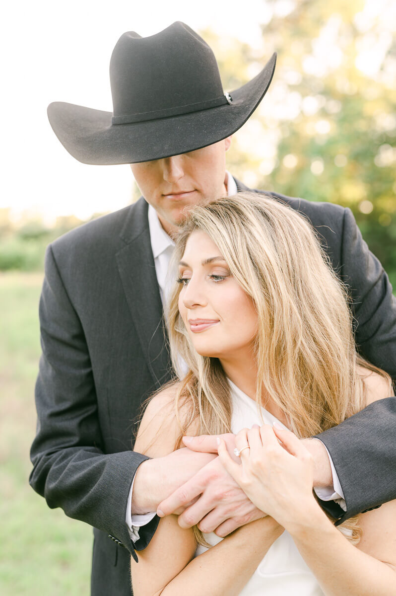 a couple at memorial park in houston