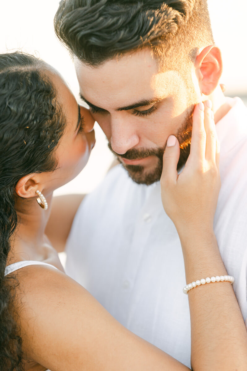 Galveston beach engagement session 