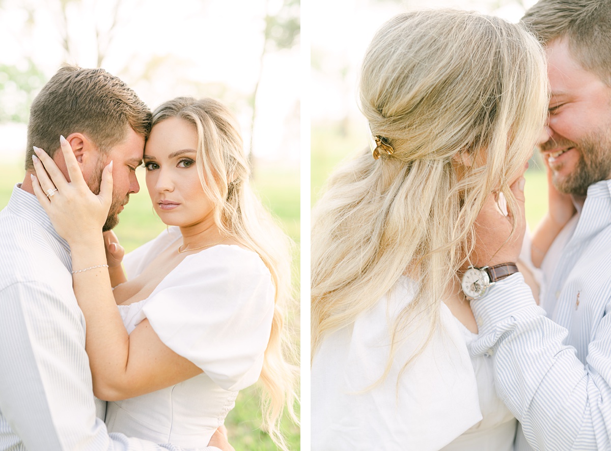 a couple at their engagement session