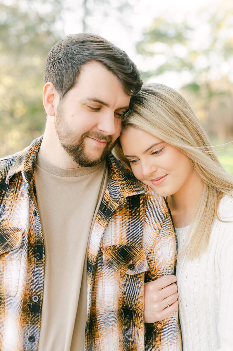 couple during their cypress engagement session 