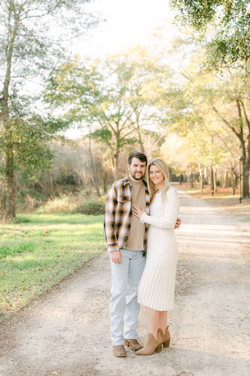 couple during their cypress engagement session 