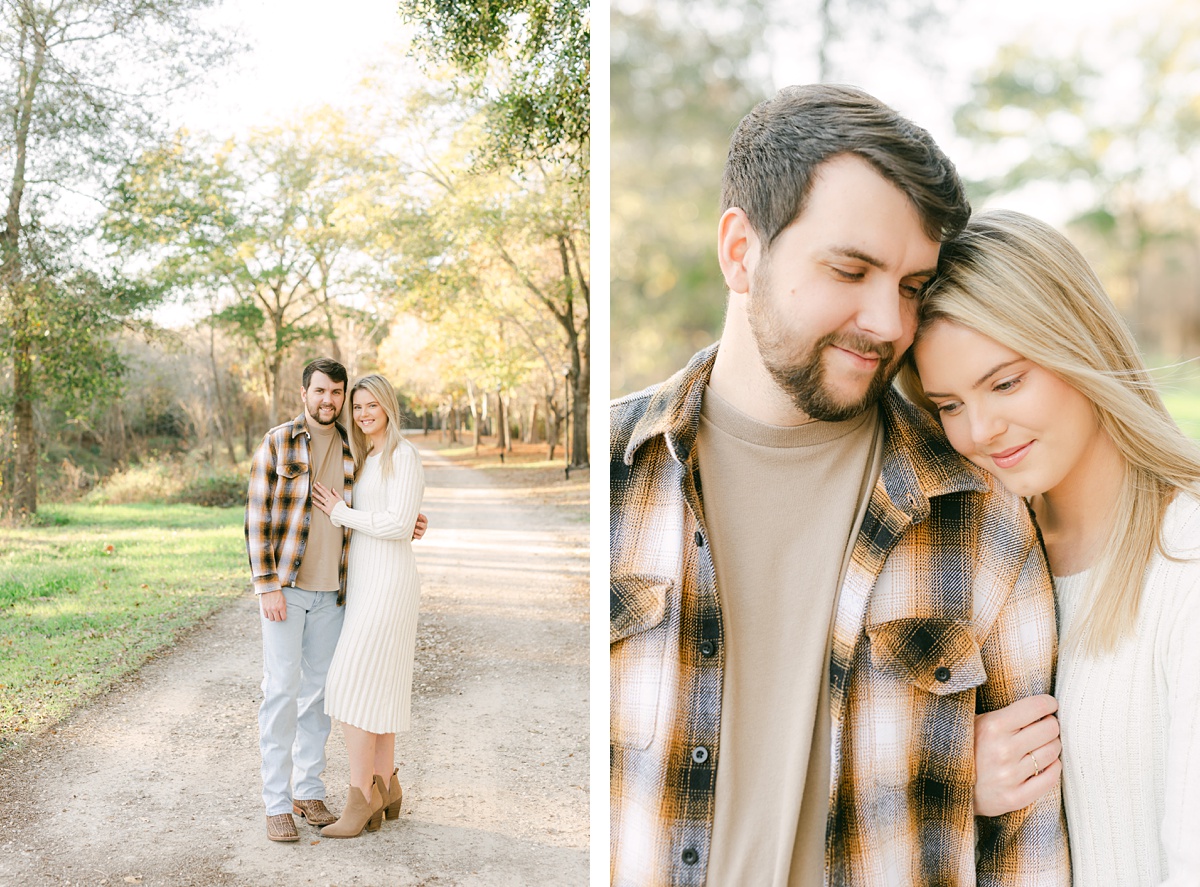 couple during their cypress engagement session 