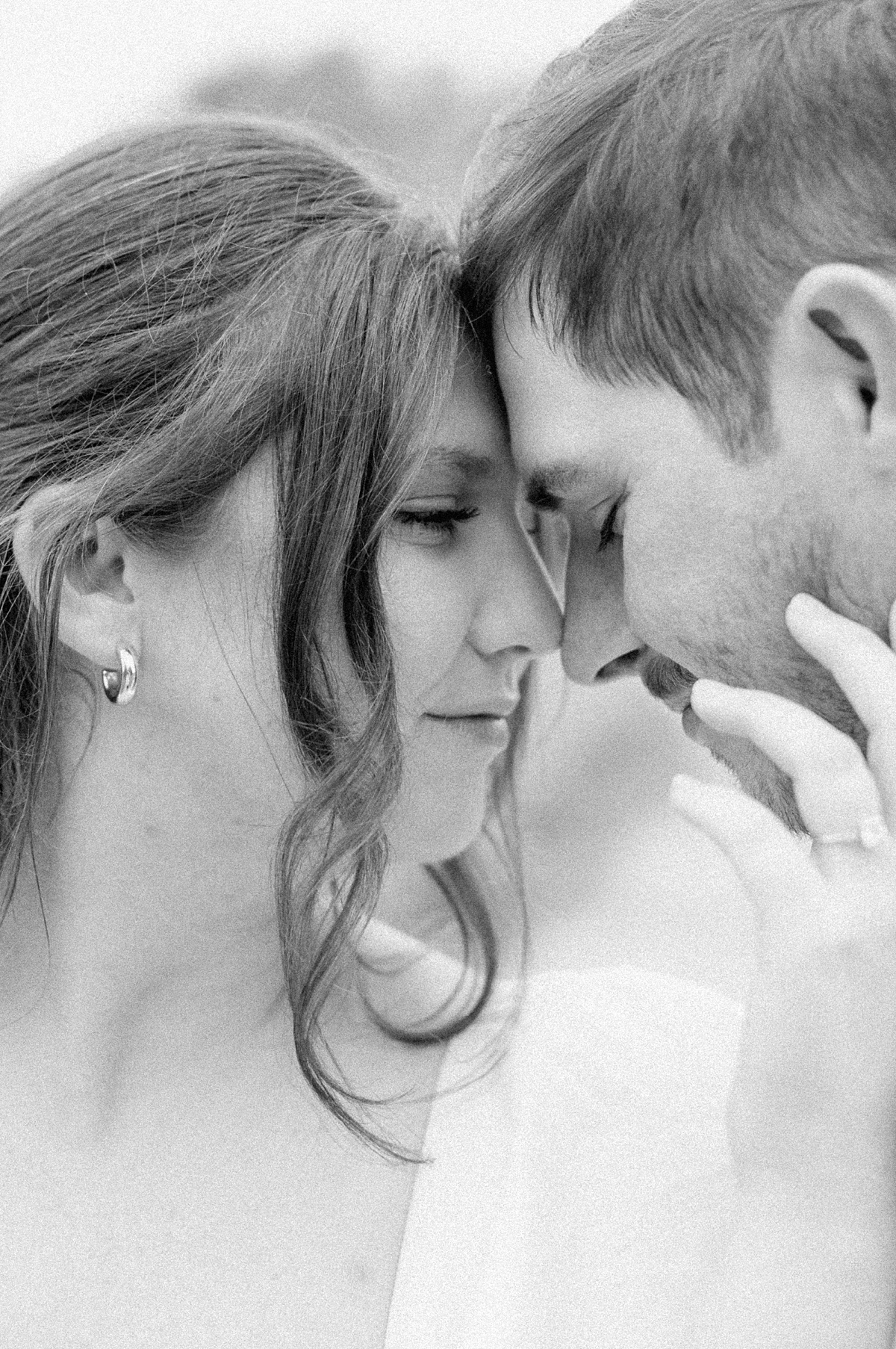 romantic engagement photo from houston wedding photographer