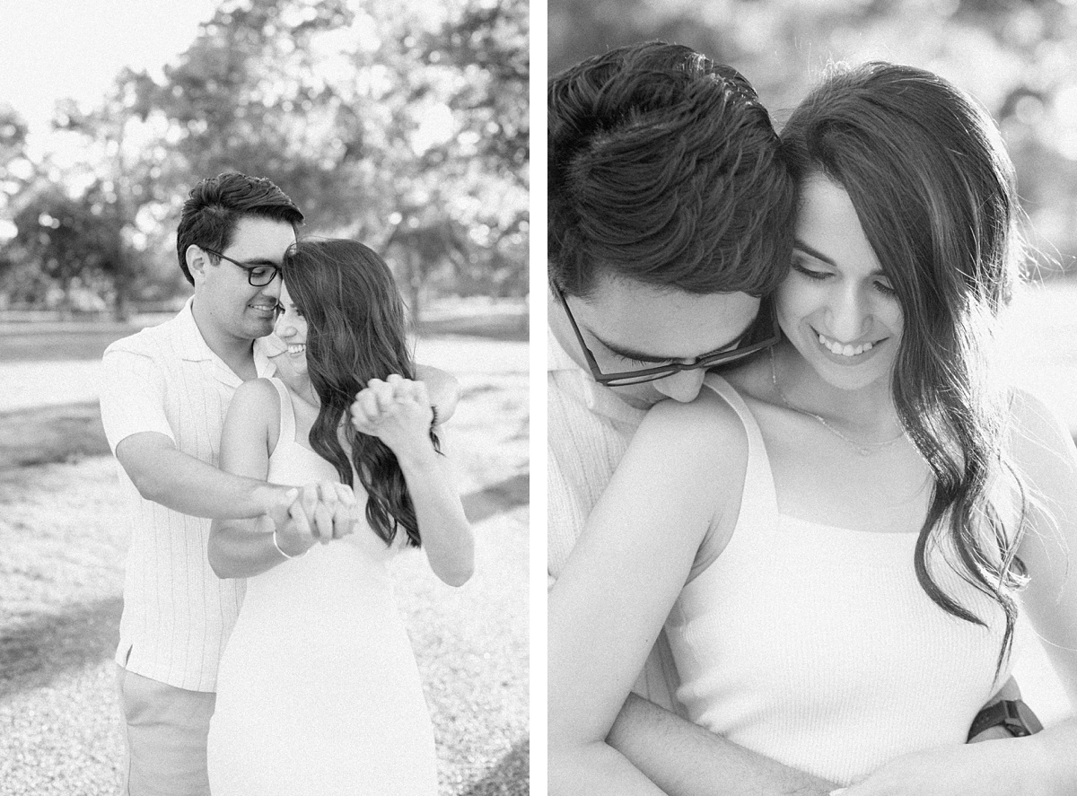 black and white photos by Houston wedding photographer Eric & Jenn Photography