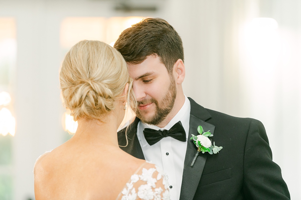 a groom during his first dance