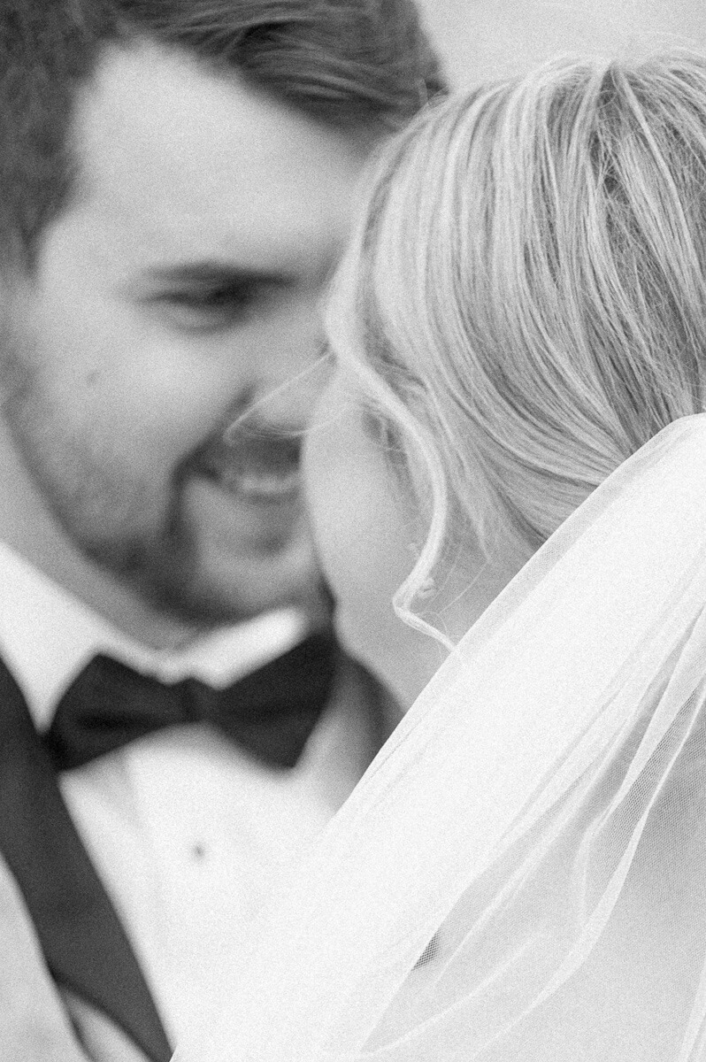 classic couple at their wedding at the farmhouse houston texas