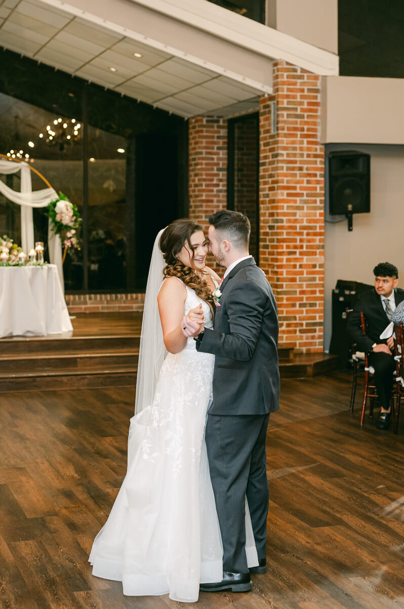 first dance at Shirley Acres wedding in Houston, Tx