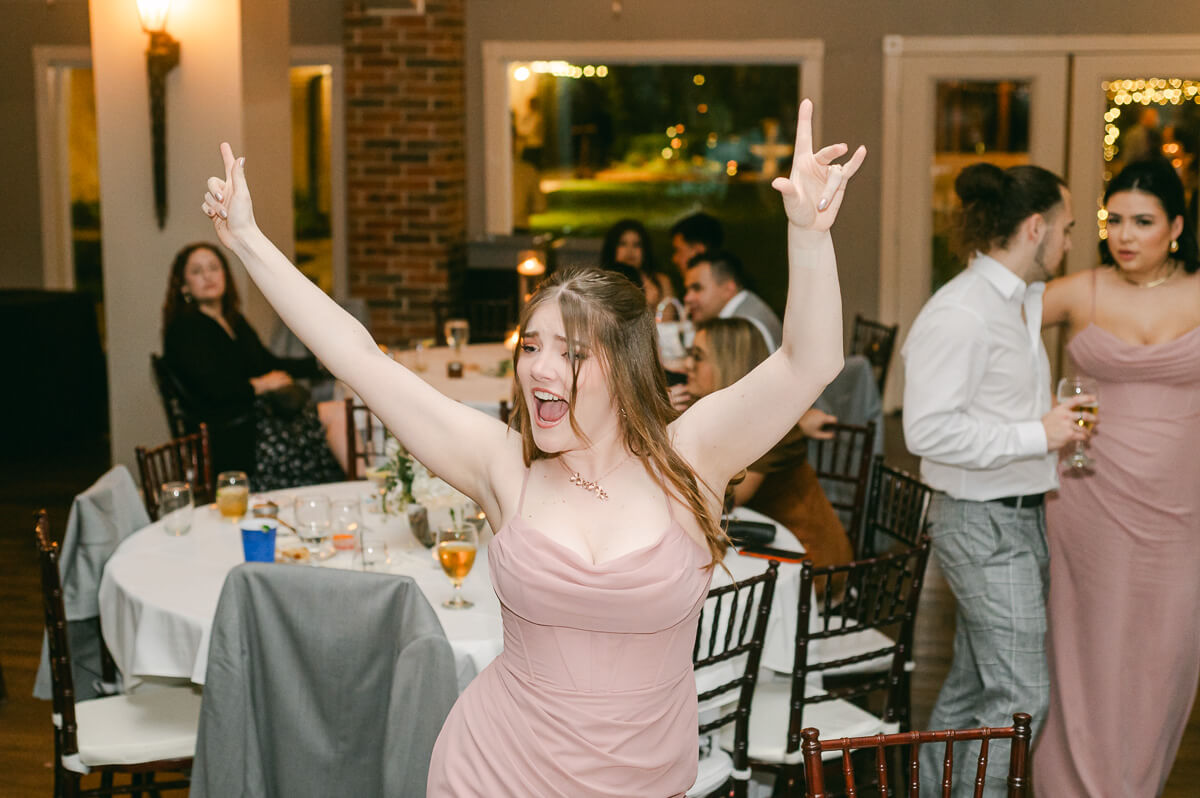 dancing at wedding reception in Houston