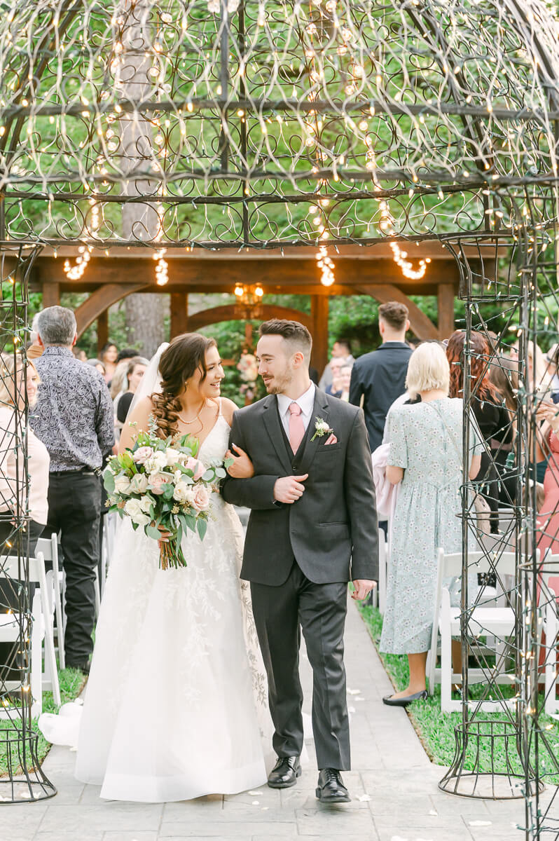 couple exiting ceremony