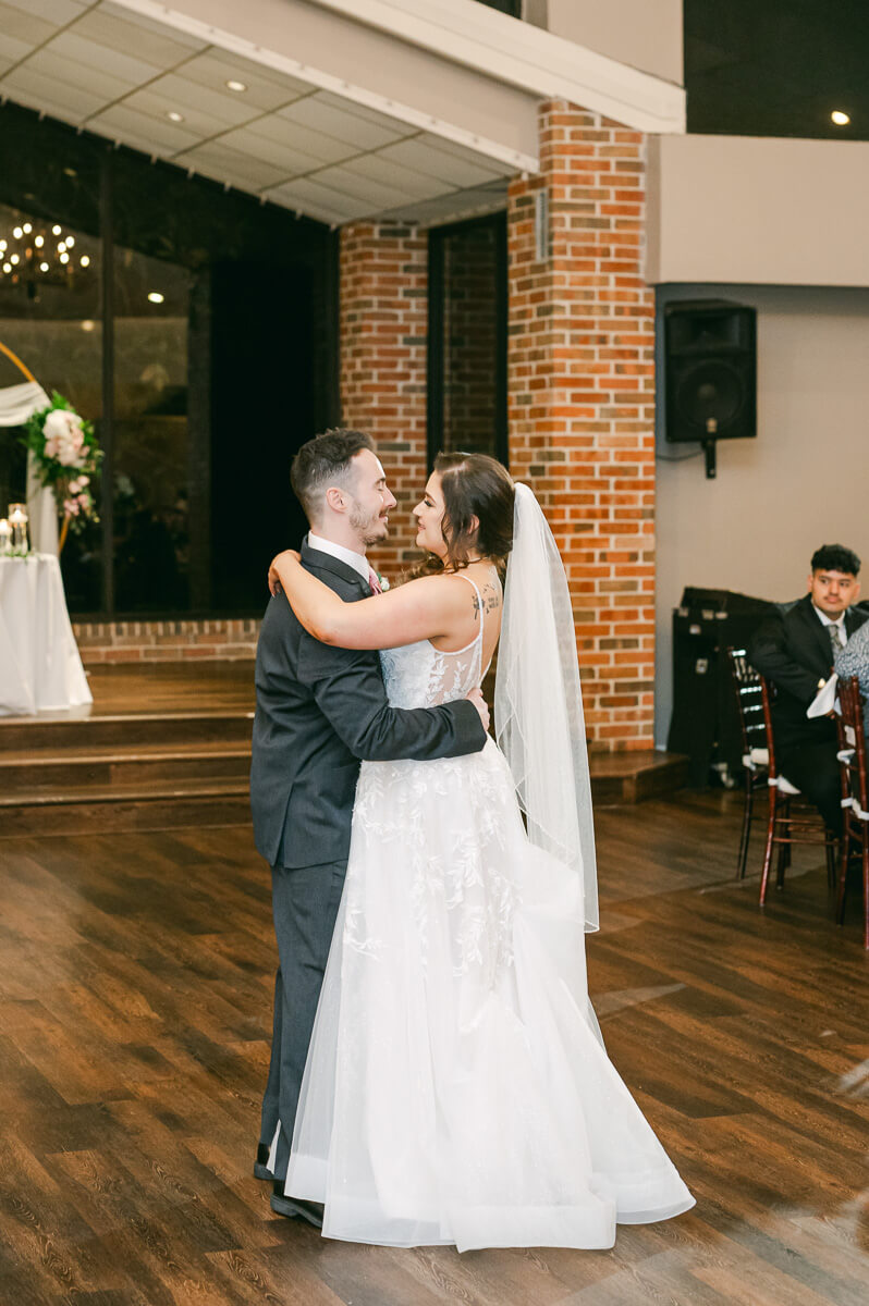 first dance at Shirley Acres wedding in Houston, Tx