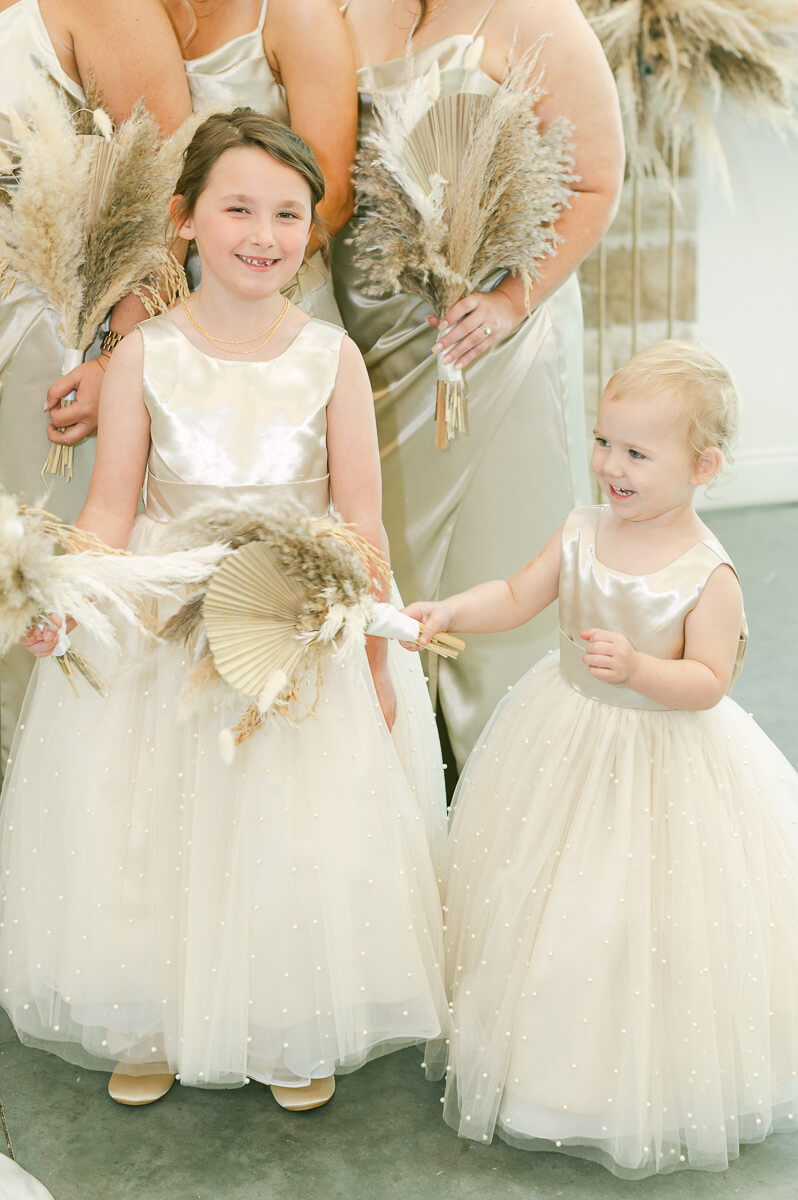 flower girl at wedding