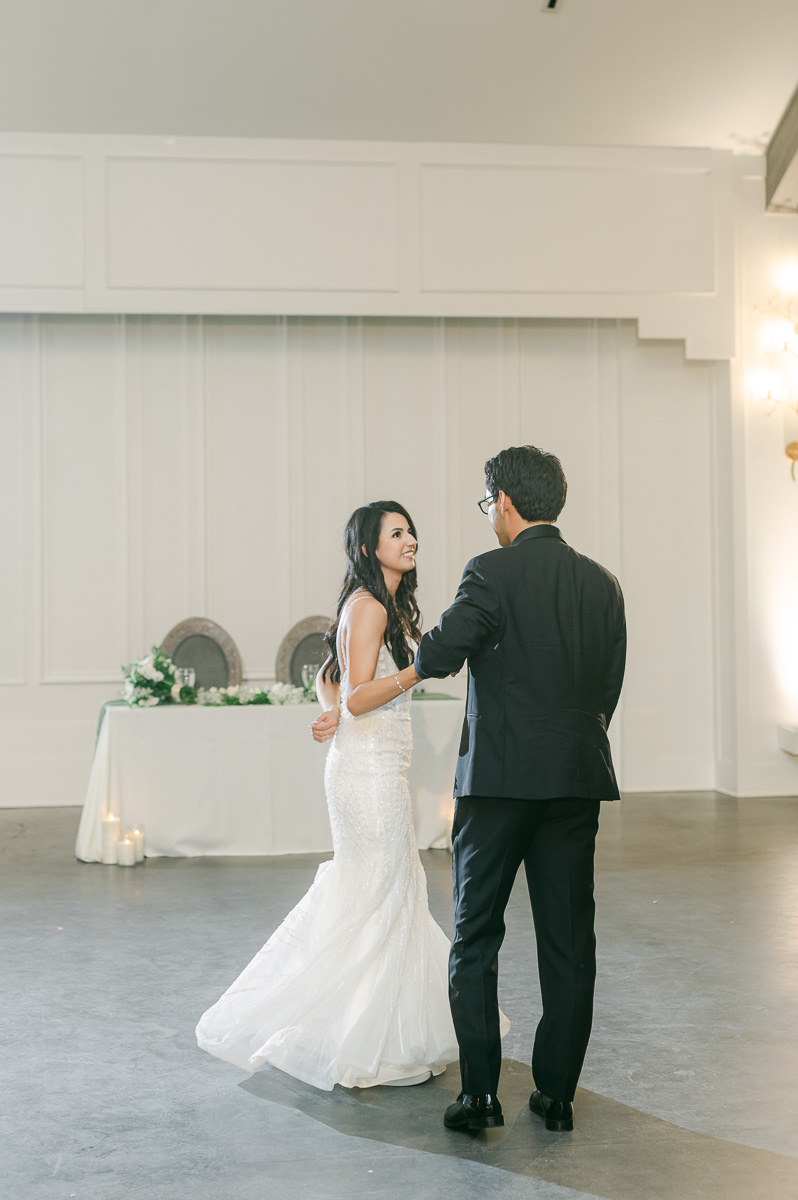 first dance at The Peach Orchard in Houston