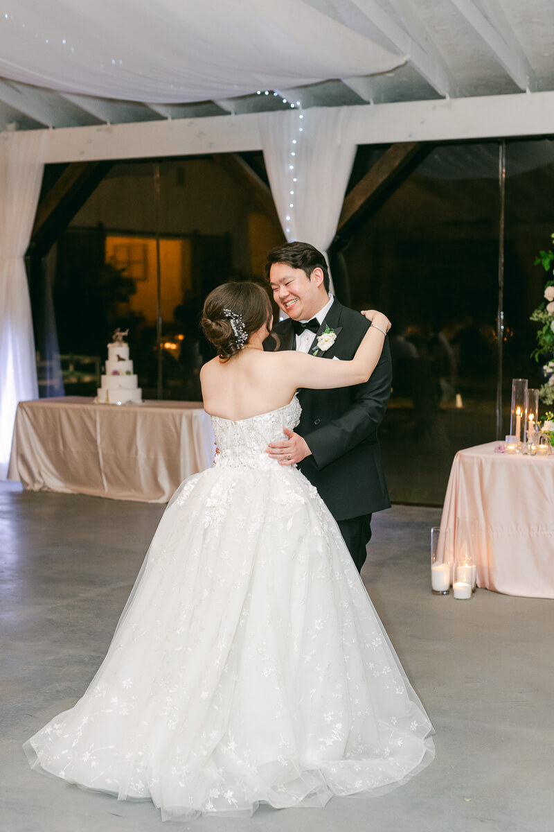 cross key acres wedding reception photography 