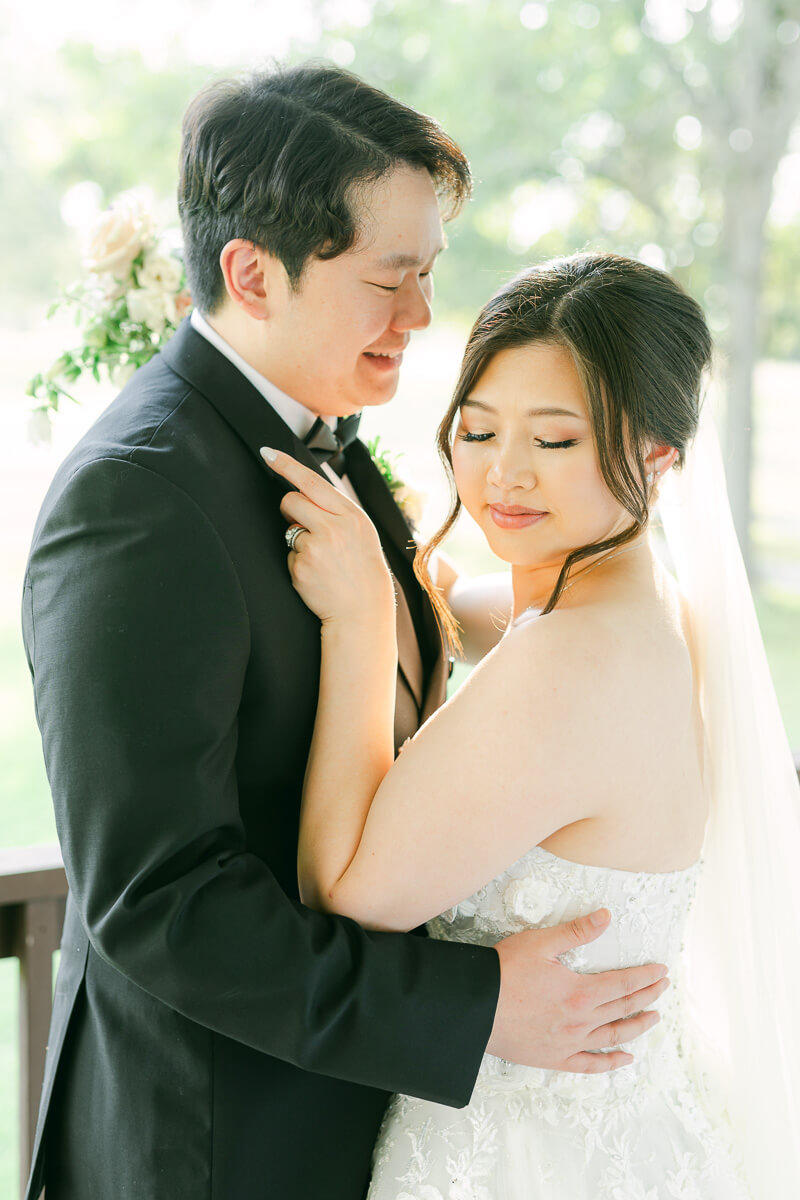 couple at their cross key acres wedding 