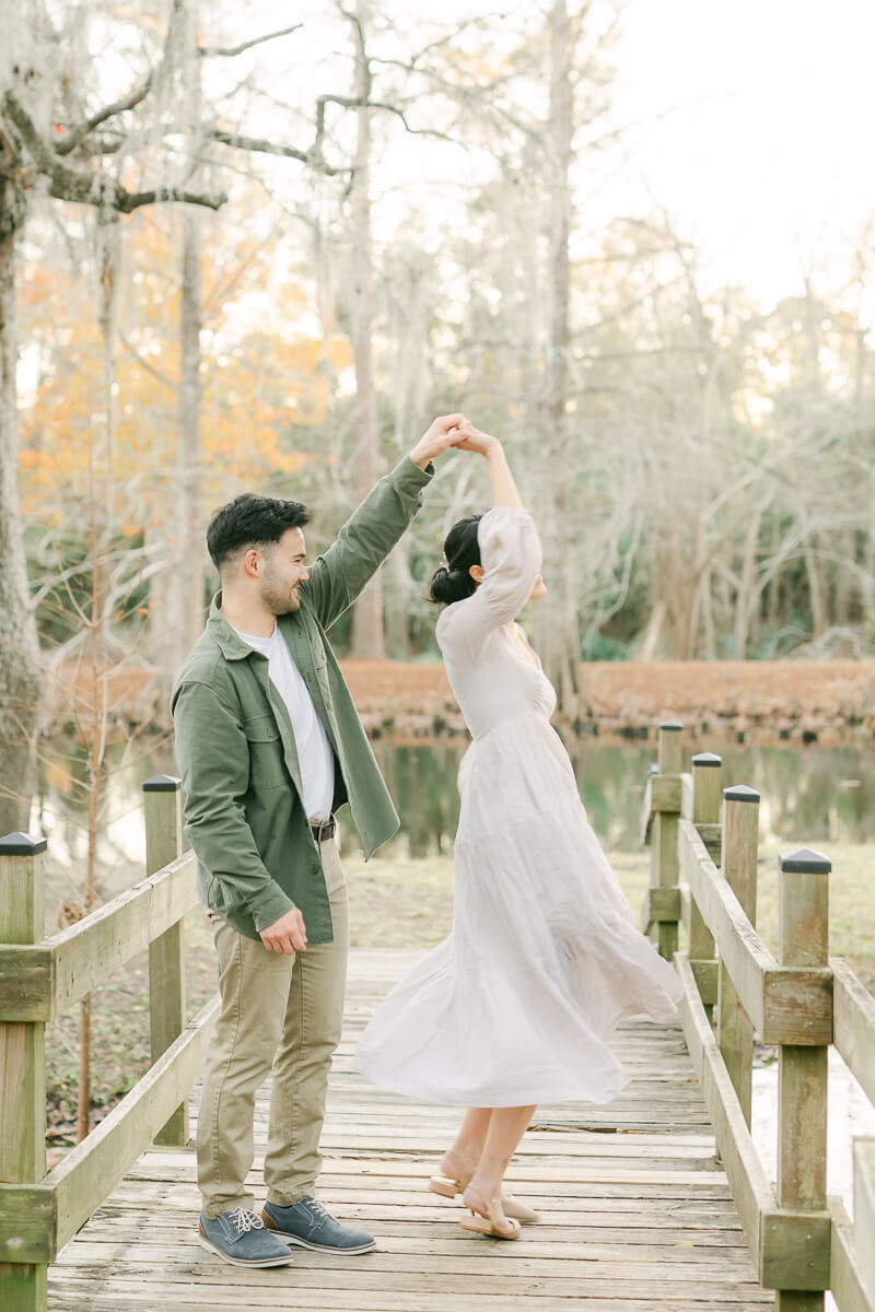 spanish moss engagement session