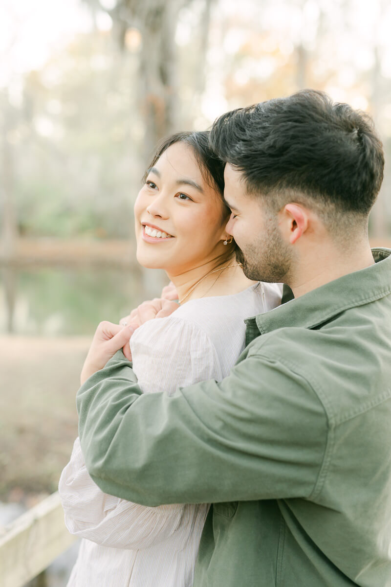 romantic engagement photography by houston wedding photographer Eric & Jenn Photography 