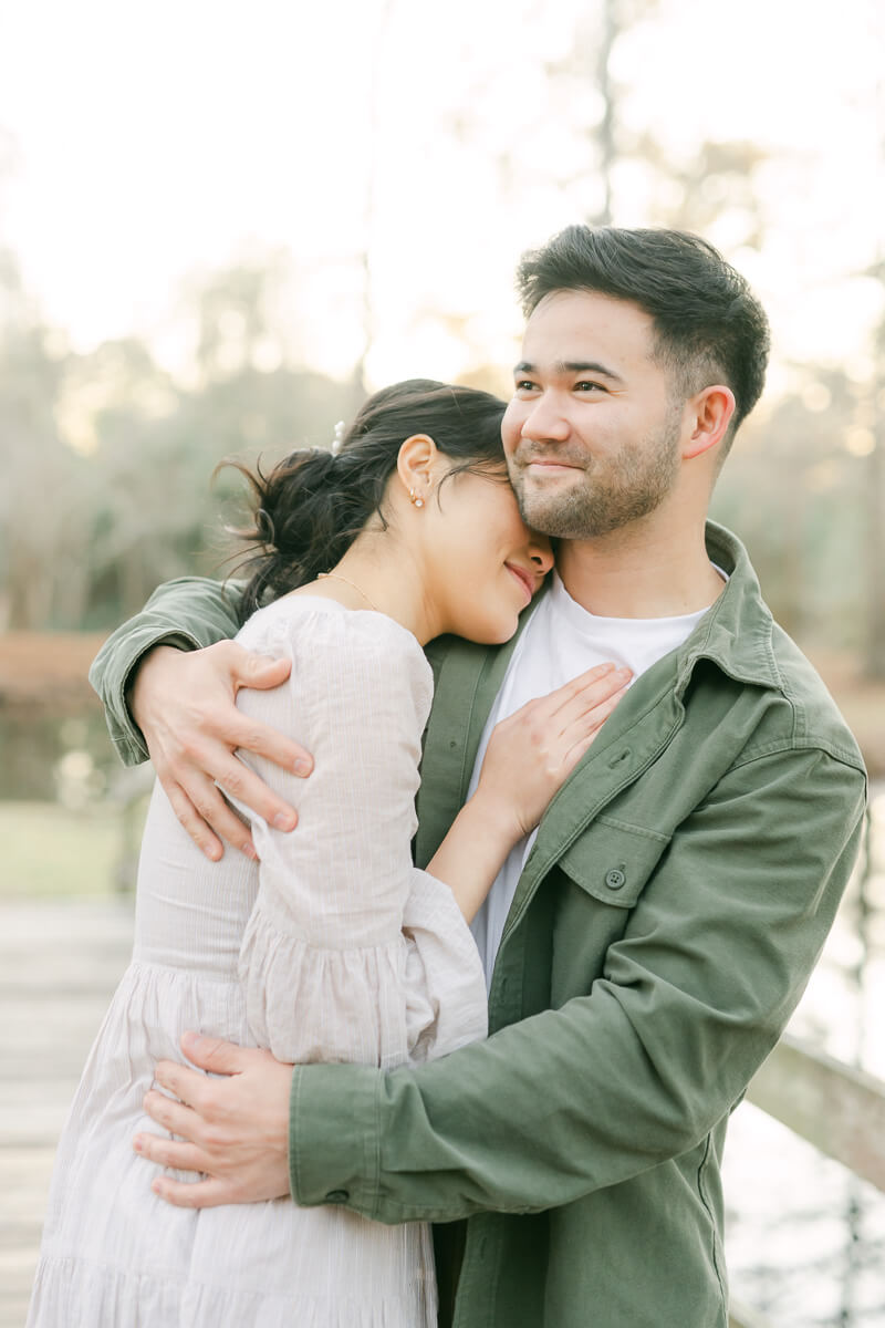 romantic engagement photography by houston wedding photographer Eric & Jenn Photography 