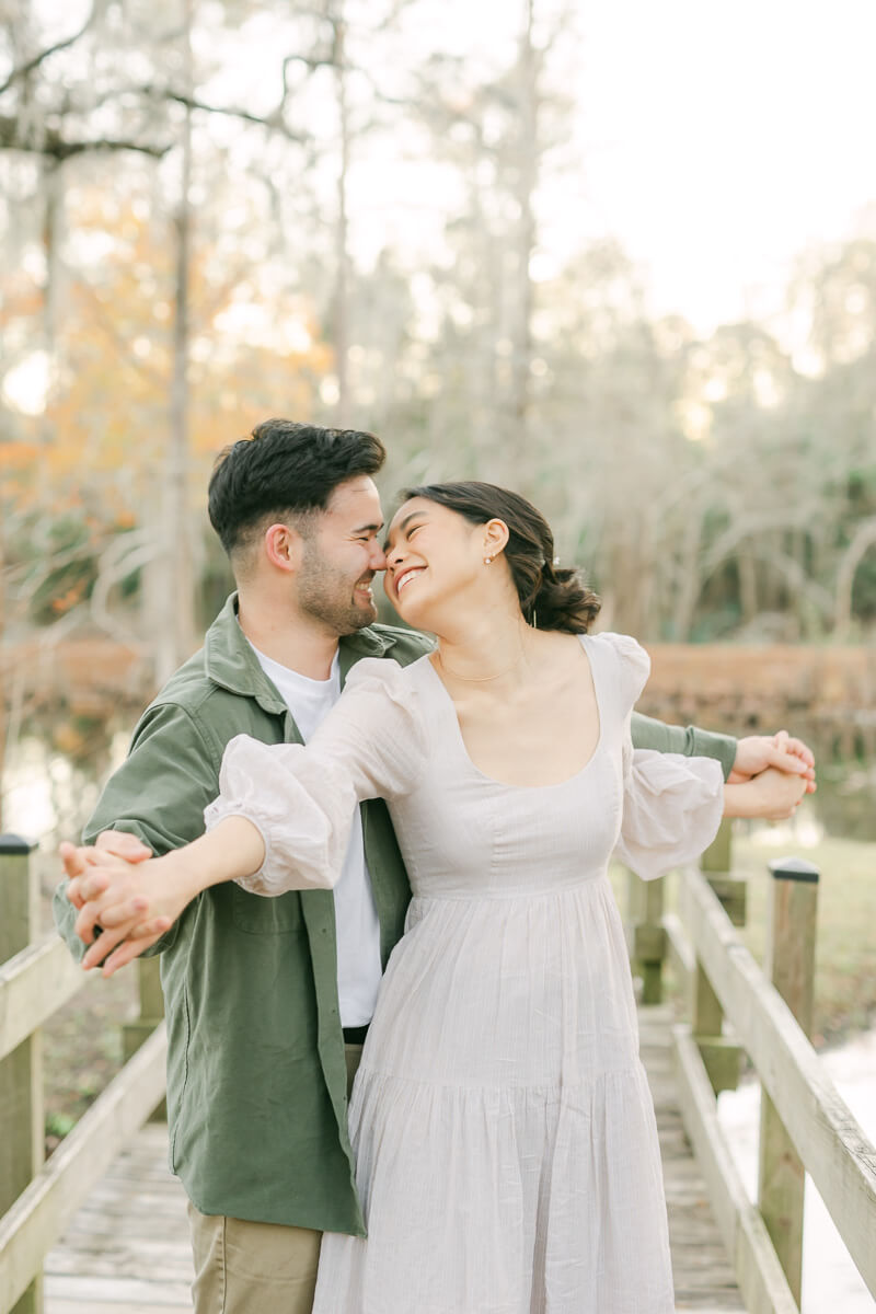 romantic engagement photography by houston wedding photographer Eric & Jenn Photography 