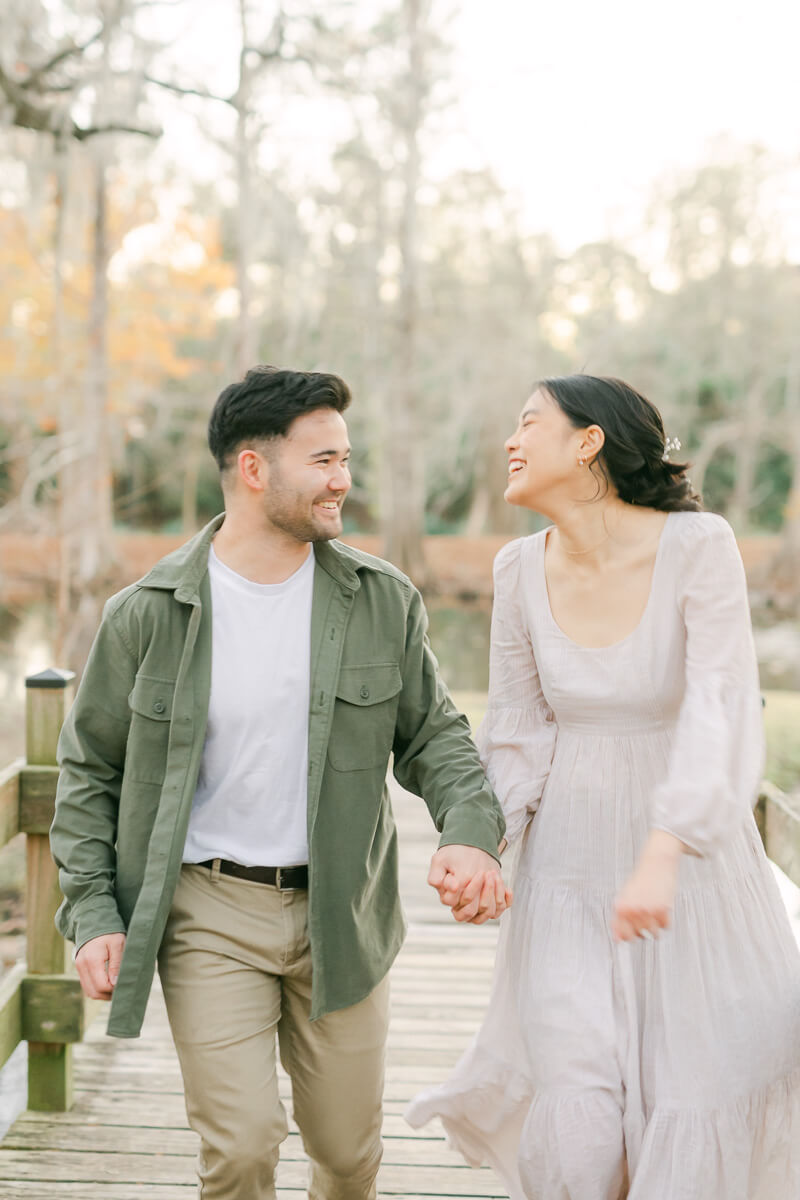 romantic engagement photography by houston wedding photographer Eric & Jenn Photography 