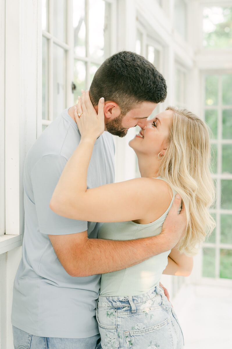 engagement photography session at the oak atelier in houston texas