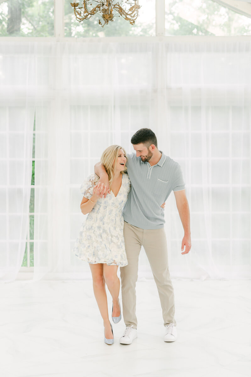 the oak atelier engagement session 