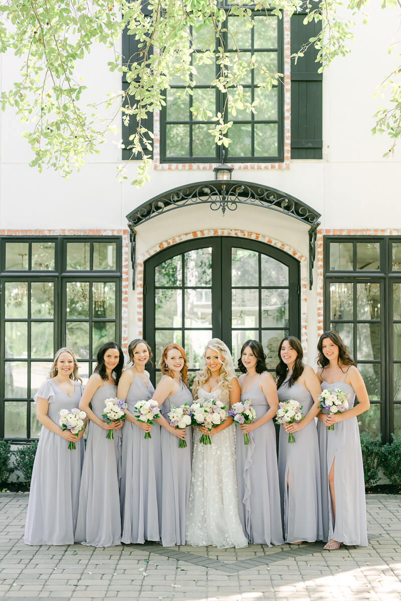 bridesmaids in houston texas for wedding