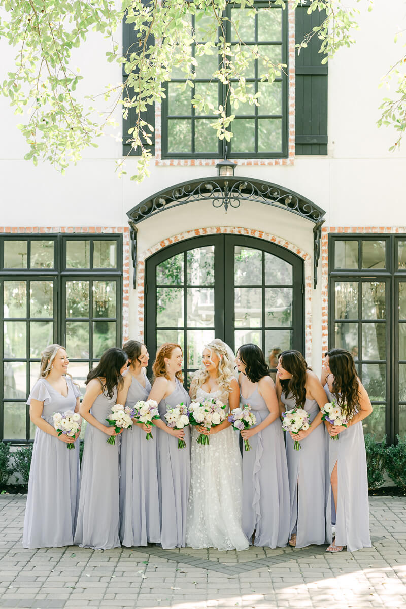 bridesmaids in houston texas for wedding