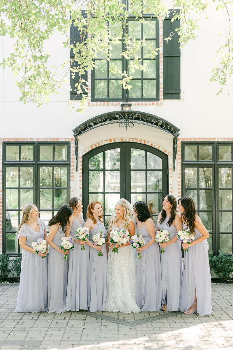 bridesmaids in houston texas for wedding