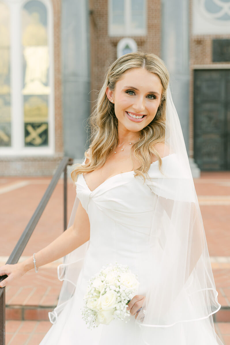 bridal session at St. Anthony Cathedral Basilica