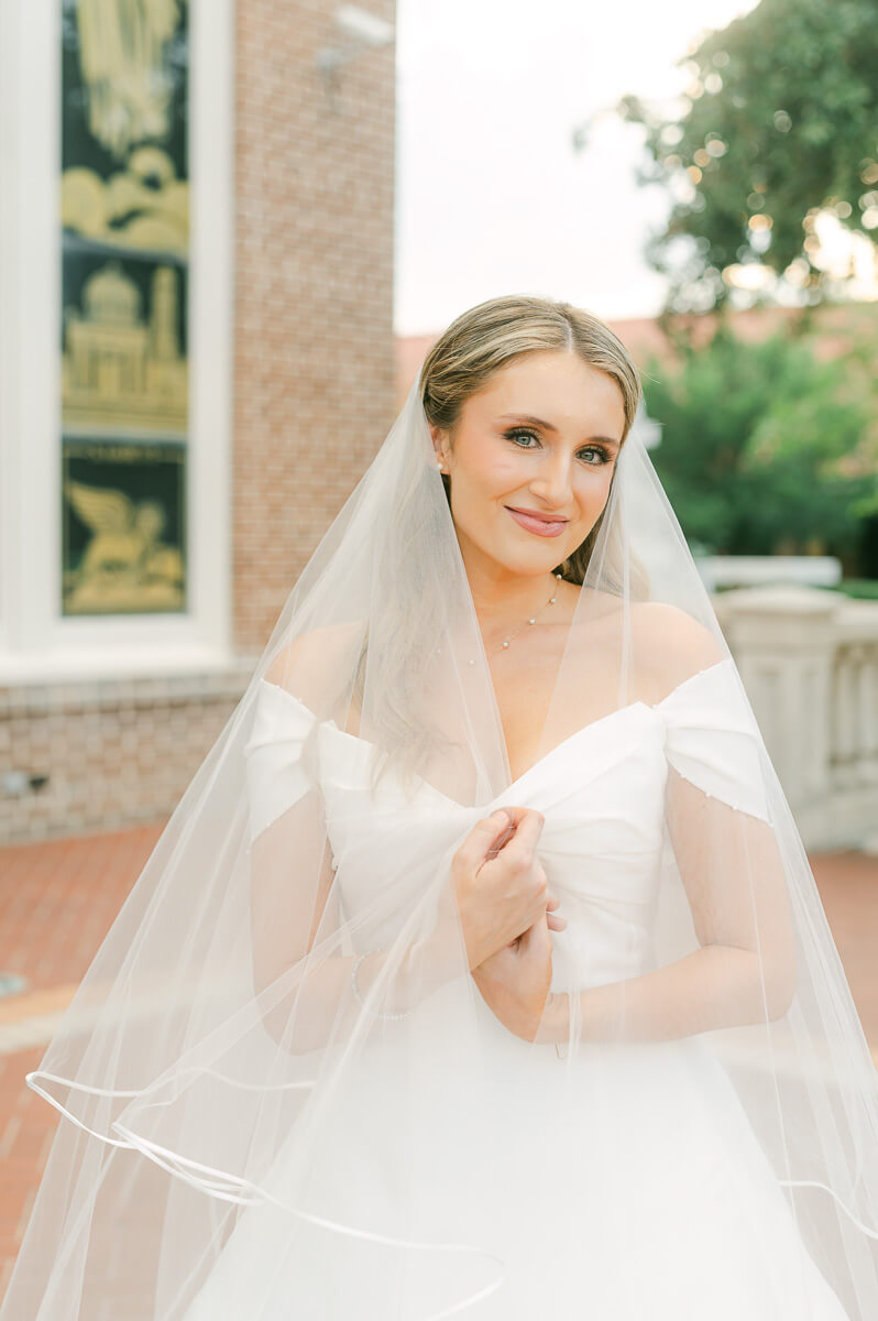 bridal session at St. Anthony Cathedral Basilica