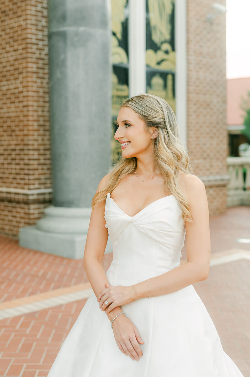 bridal session at St. Anthony Cathedral Basilica 