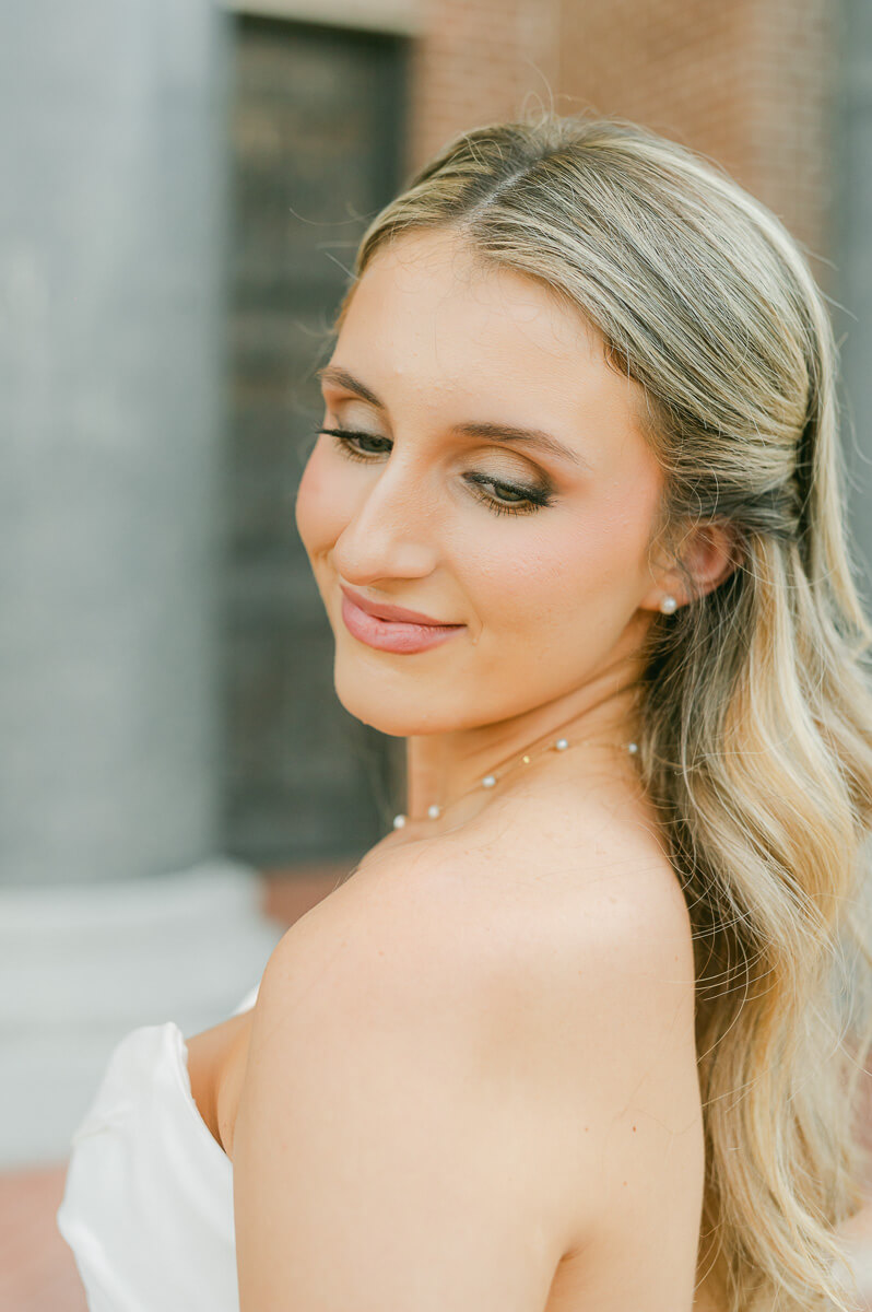 bridal session at St. Anthony Cathedral Basilica 