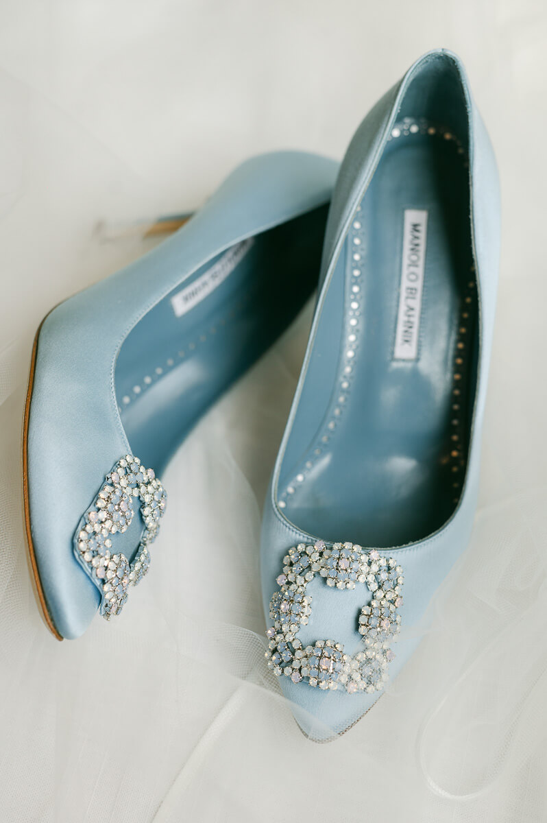 blue wedding details 