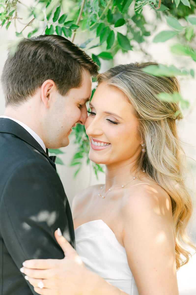 bride and groom at the event centre in beaumont 