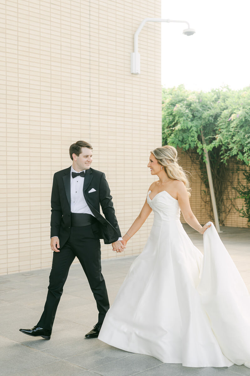 bride and groom at the event centre in beaumont 