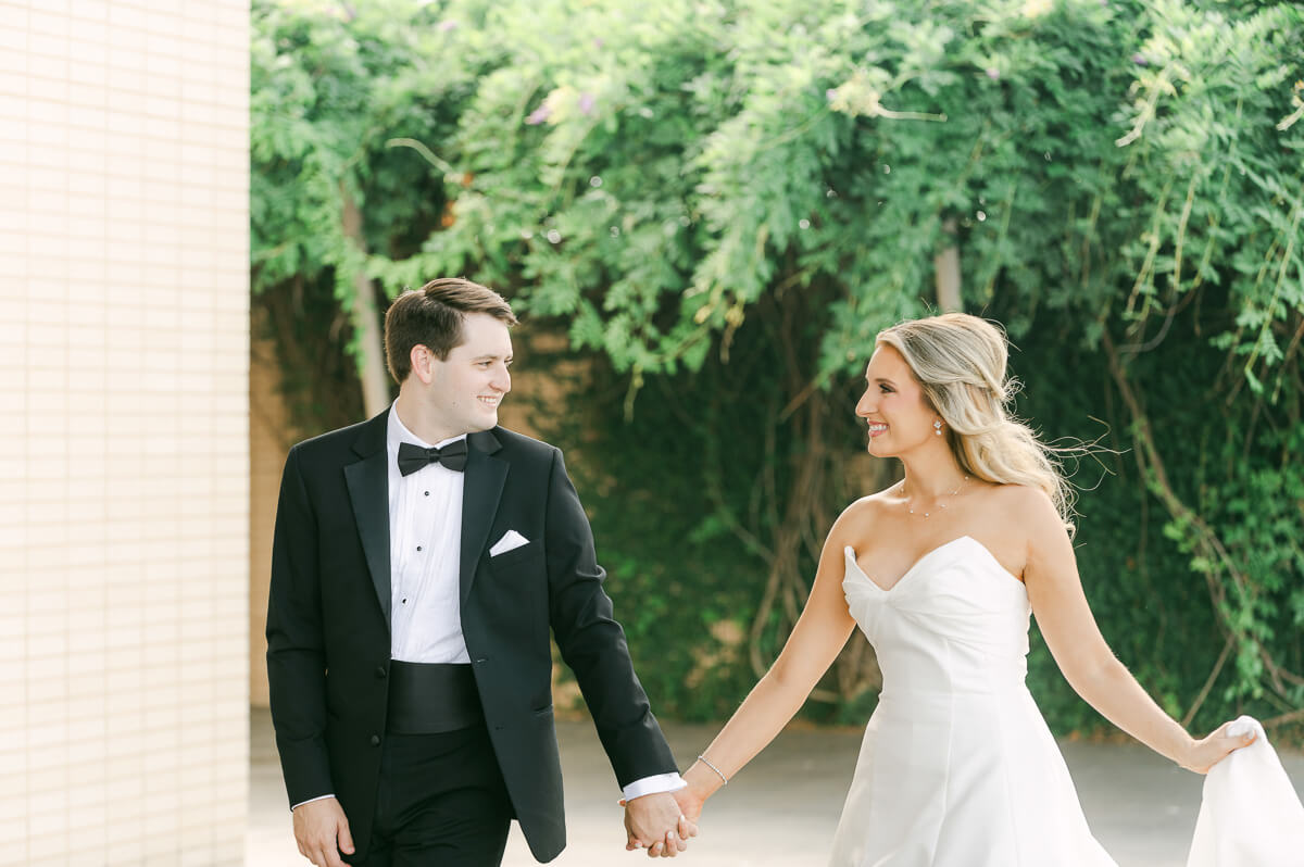 bride and groom at the event centre in beaumont 