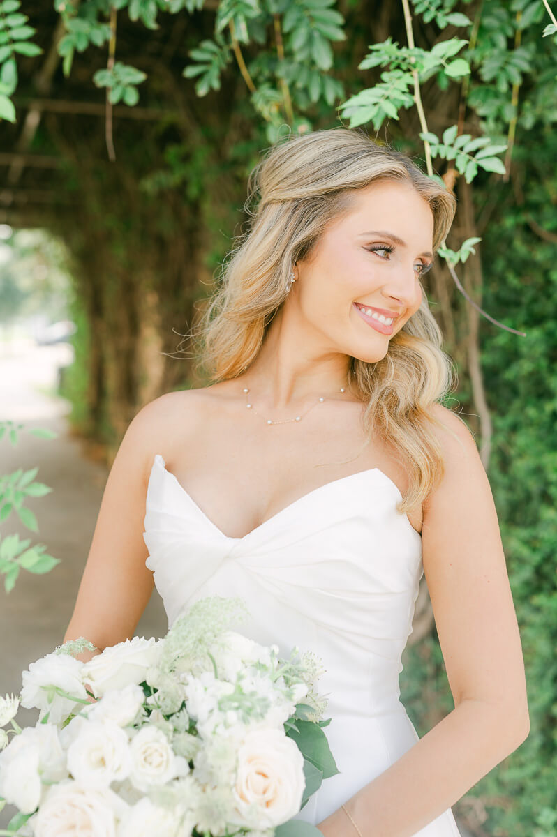 bride at the event centre in beaumont 