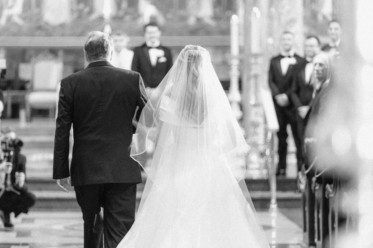 wedding ceremony at St. Anthony Cathedral Basilica 