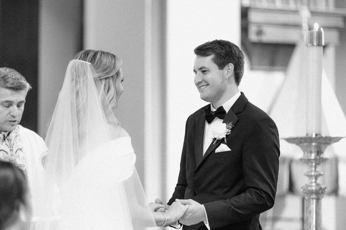 wedding ceremony at St. Anthony Cathedral Basilica 