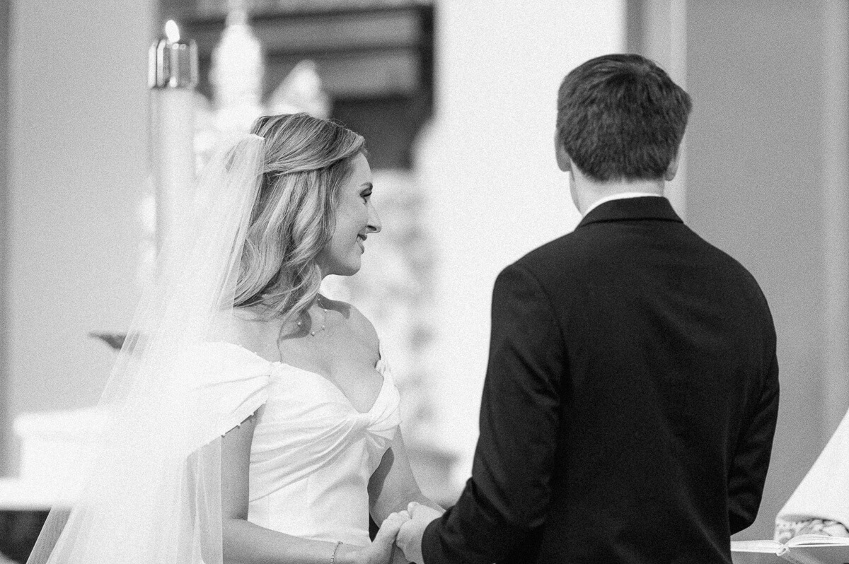 wedding ceremony at St. Anthony Cathedral Basilica 