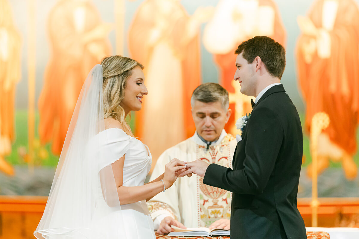 wedding ceremony at St. Anthony Cathedral Basilica 