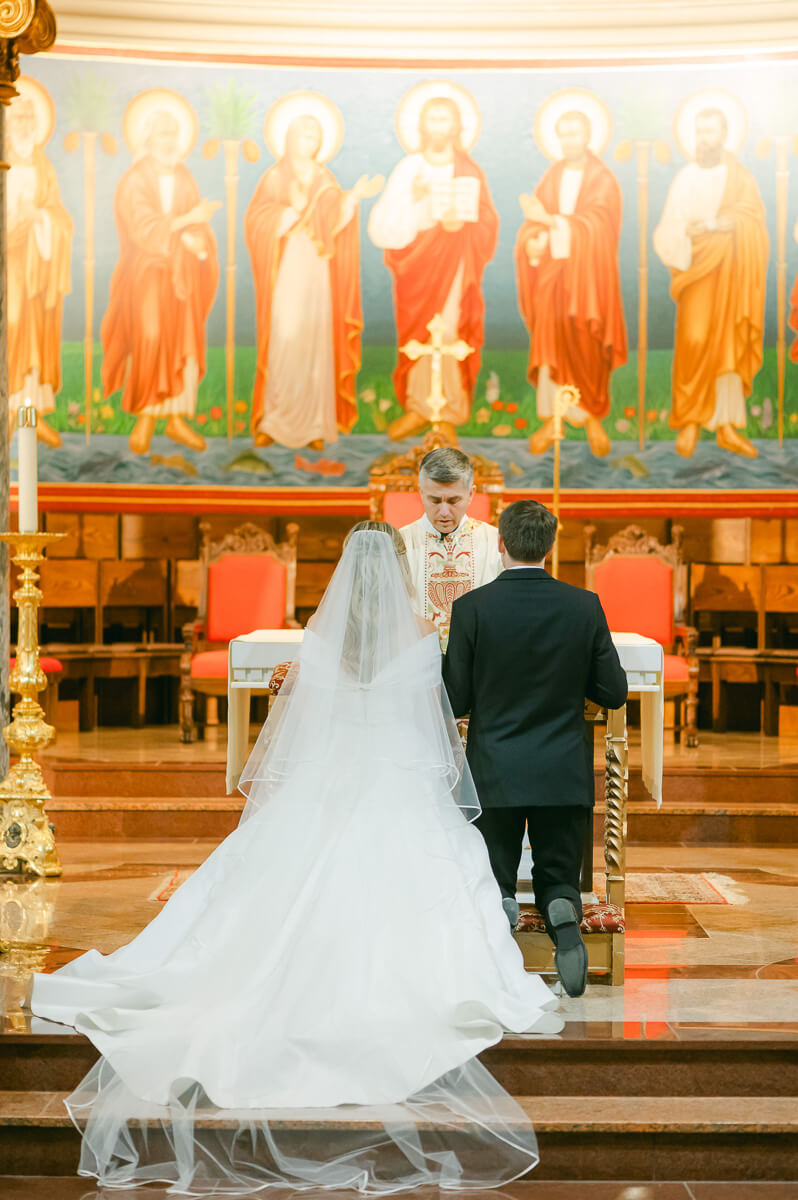 wedding ceremony at St. Anthony Cathedral Basilica 