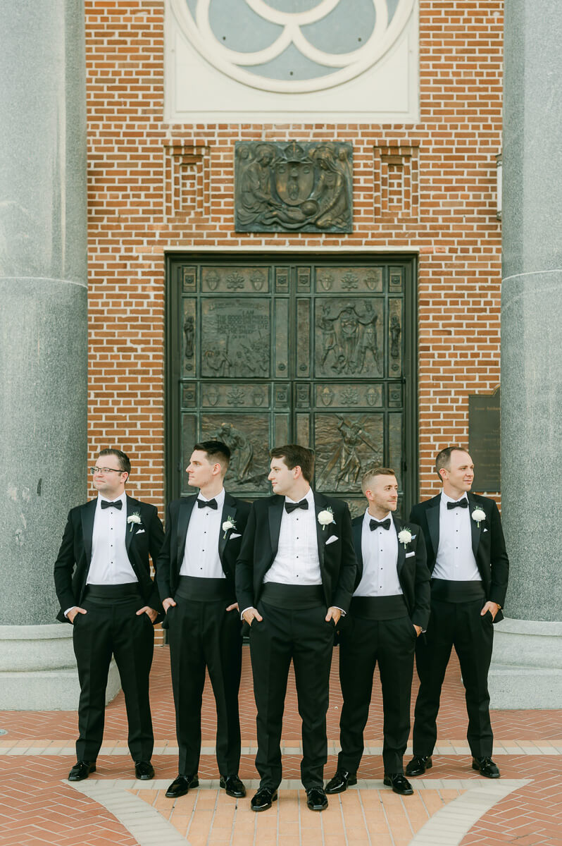 wedding party photography in beaumont