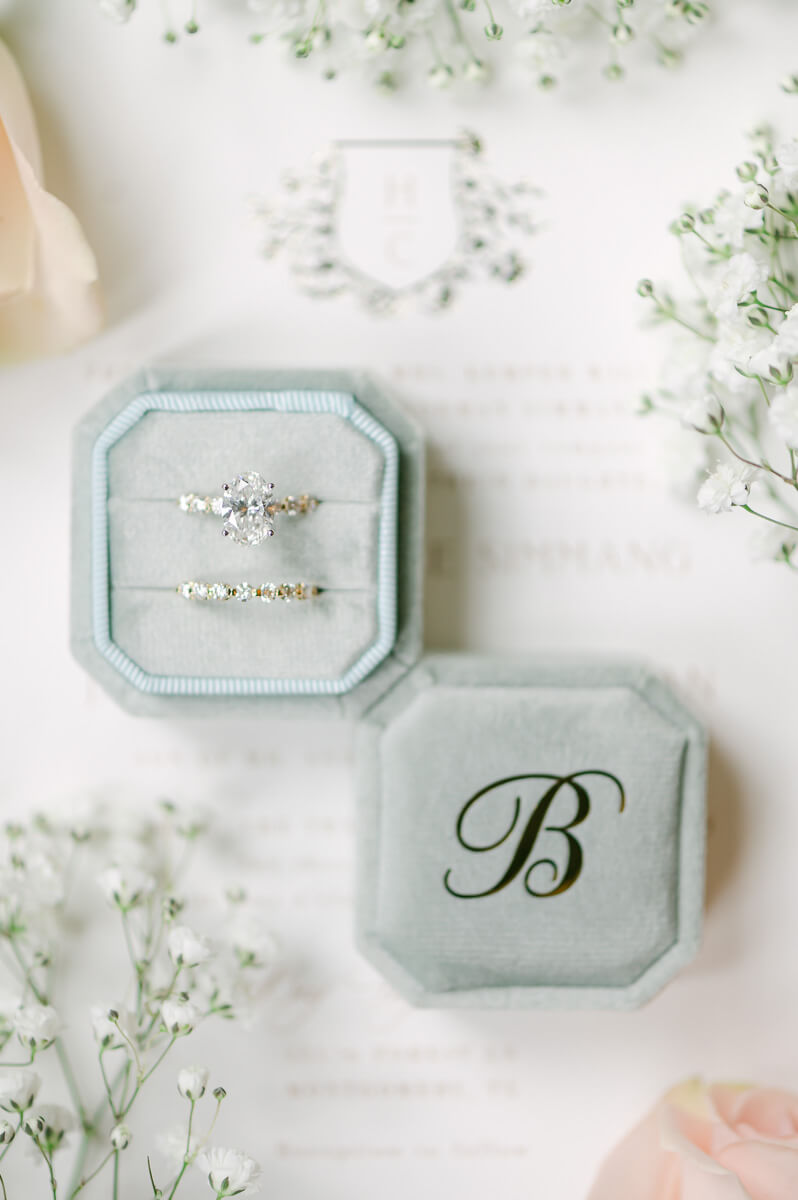 wedding details at big sky barn