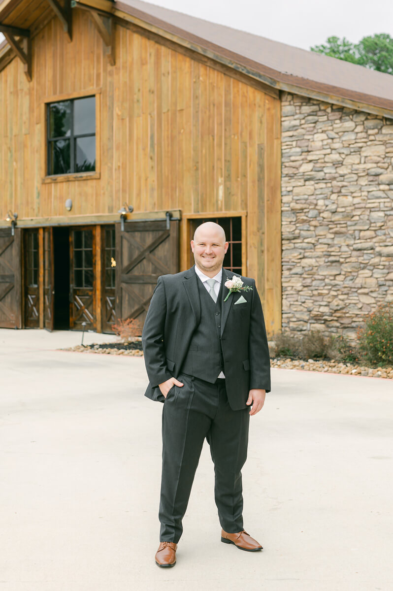 groom at his wedding