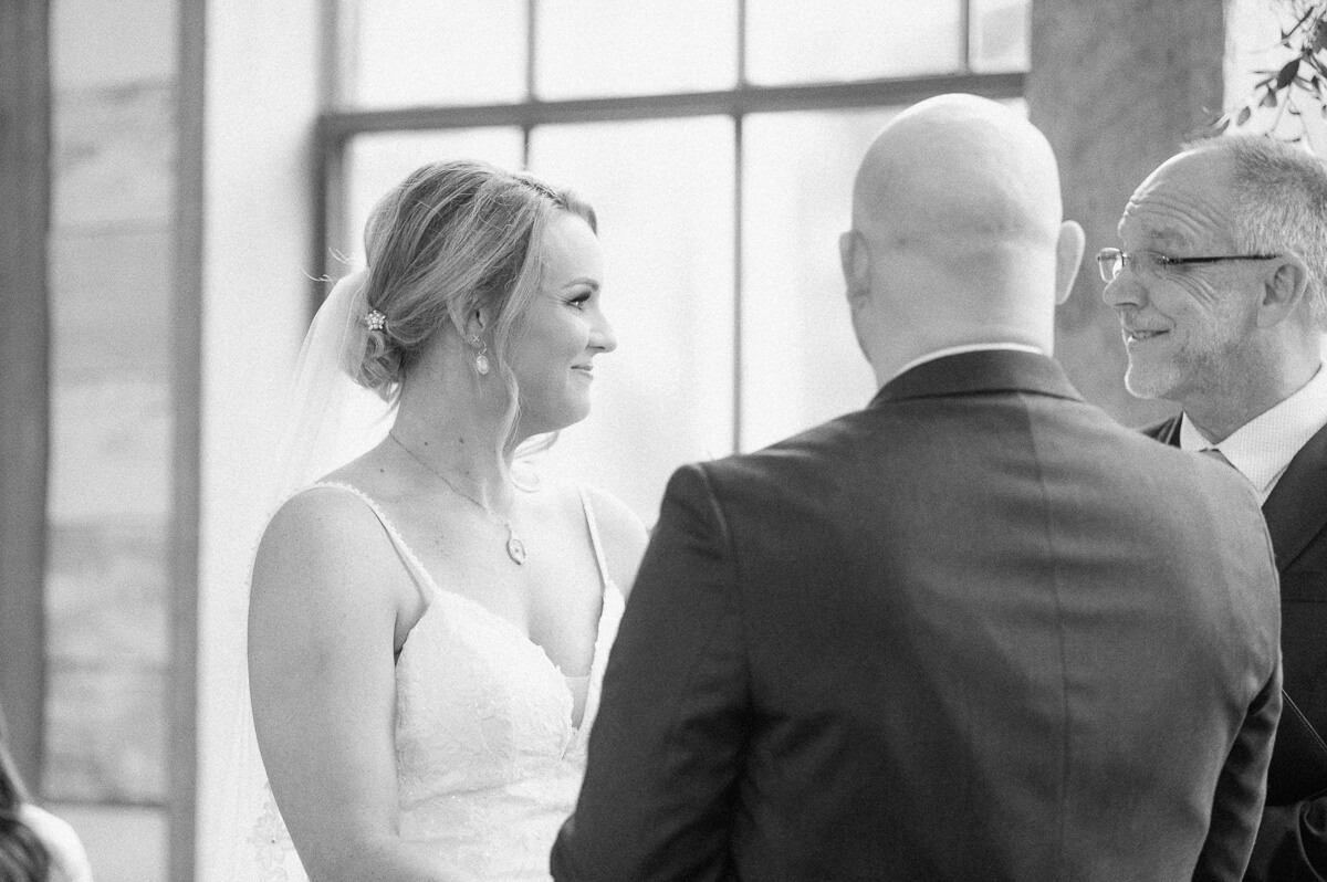 big sky barn wedding ceremony 